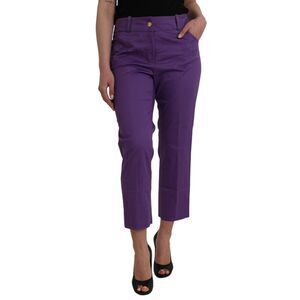 BENCIVENGA Purple Cropped Pants Model PAN74065 Women Purple Jeans & Pants